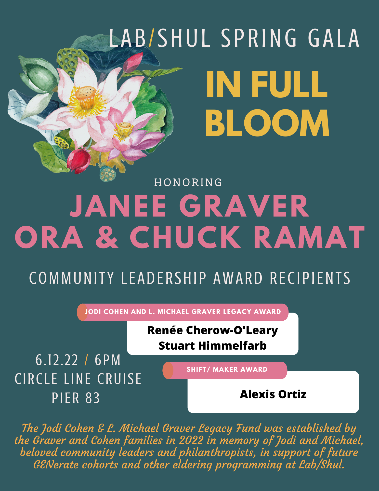 In Full Bloom // Lab/Shul Spring Gala Artwork