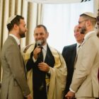 Amichai officiating at wedding