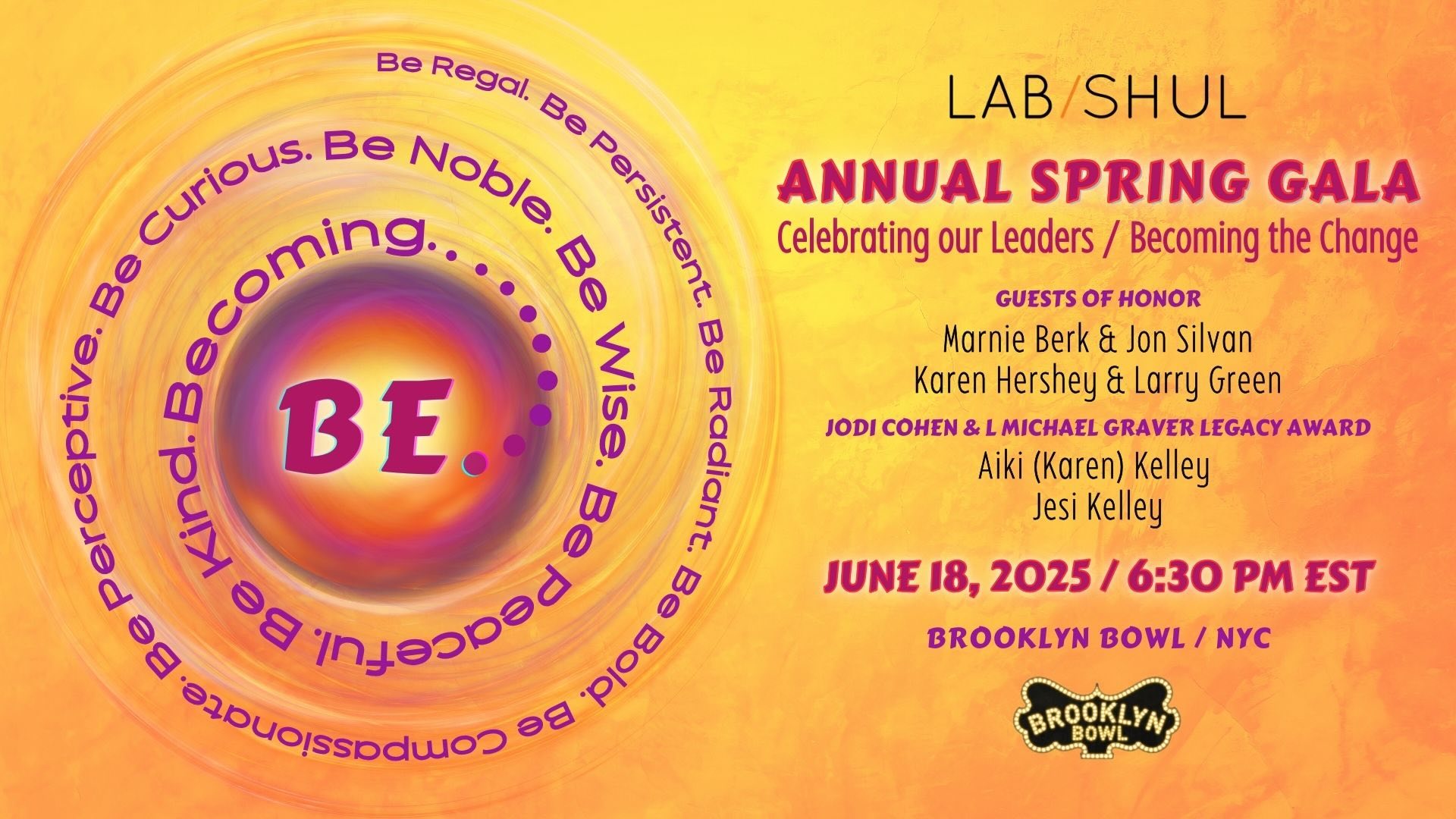 Gala 2025 Invitation - Wednesday June 18th