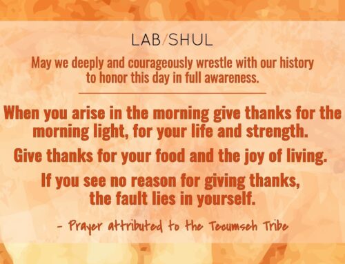 Tension, Tikkun & Giving Thanks // Navigating gratitude and meaningful connection