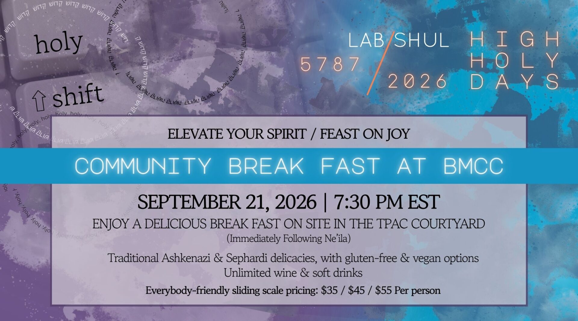 Community Break Fast at BMCC